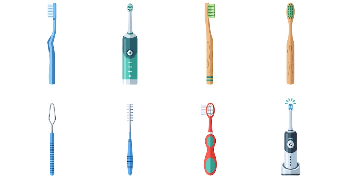different types of toothbrushes